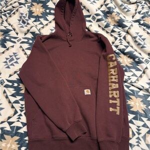 Carhartt Red Hoodie with Logo